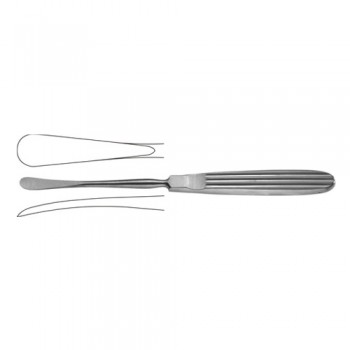 Obwegeser Periosteal Elevator Stainless Steel, 17.5 cm - 7" Blade Width 11 mm